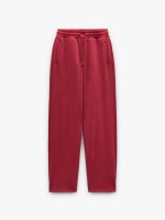 Pantalón Básico Con Tacto Suave rojo