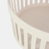 CESTA PLAST MARFIL 22.6X22.6X10CM Unica