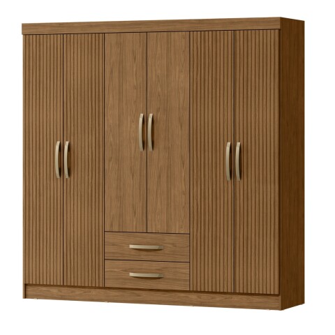 Ropero Placard 6 Puertas 2 Cajones 10 Estantes Ropero Placard 6 Puertas 2 Cajones 10 Estantes