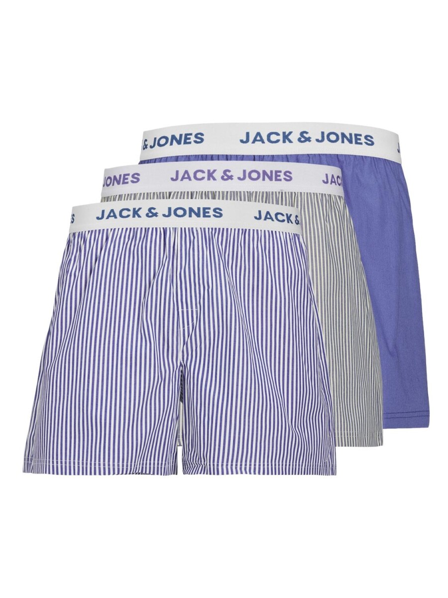 Pack "luke" 3 Boxers Medium - Light Blue 