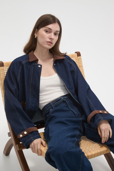 Campera Cozi Azul Oscuro