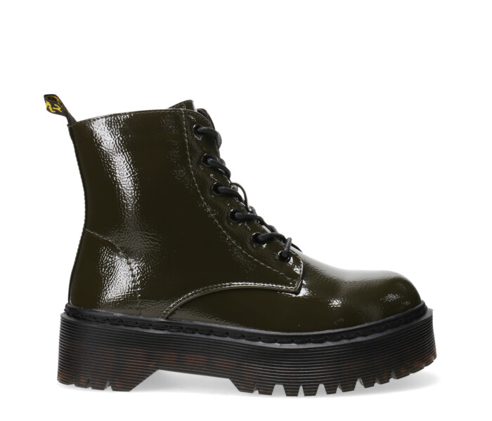 Bota WINY acordonada Green Patent