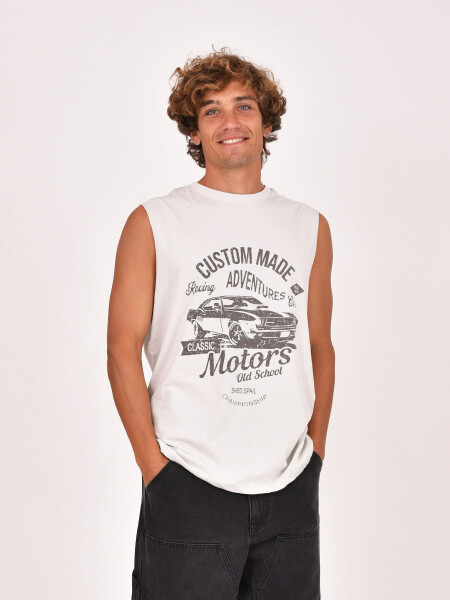 MUSCULOSA CALIFORNIA GRIS CLARO (V)