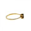 Anillo Flor-Oro Bajo-Piedra Zafiro y Zirconia-AN8125 conpiedra