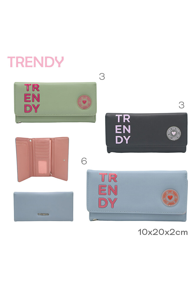 Billetera Trendy Verde