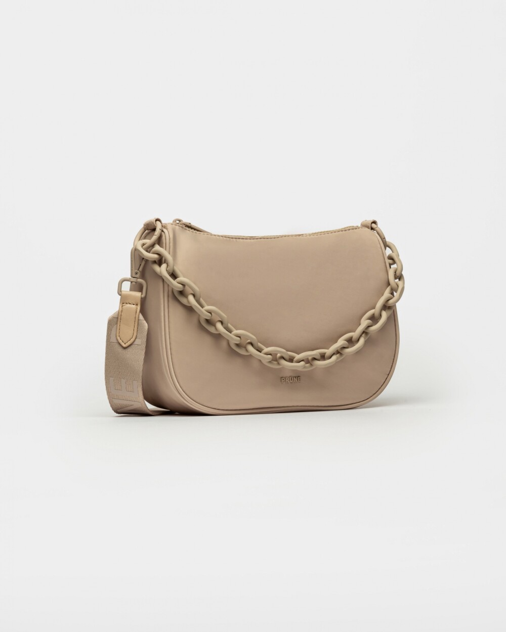 Cartera al Hombro Match en Nylon Taupe