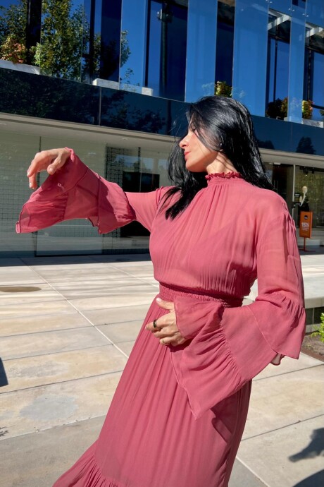 Vestido Moramay Rosa viejo