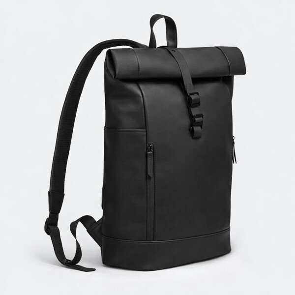 Mochila Gaston Luga Rullen MIni 12L C/Roll-top Impermeable Color Negro