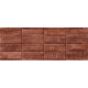 Semi Gres Revestimiento Mate Marron Brick Y Simil Ladrillos