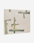 Lienzo abstracto Fida verde 180 x 140 cm