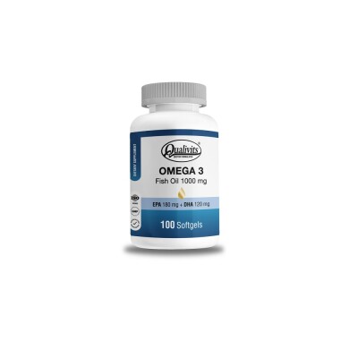 Omega 3 Fish Oil 1000 Mg. 100 Qualivits Omega 3 Fish Oil 1000 Mg. 100 Qualivits
