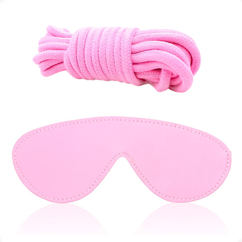 Set De BDSM Sado De 7 Piezas Rosado