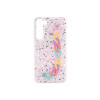 Protector transparente Samsung Galaxy S23 Plus diseño brillos rosa Protector Transparente Samsung Galaxy S23 Plus Diseño Brillos Rosa