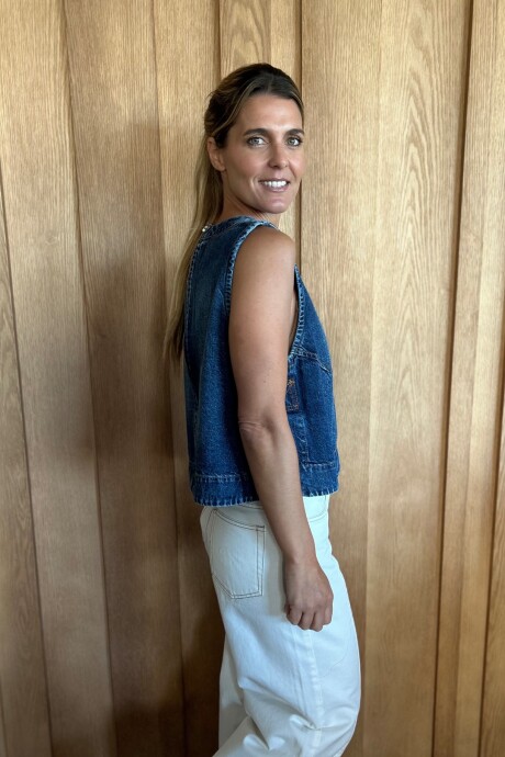 Chaleco Cadaqués Denim azul