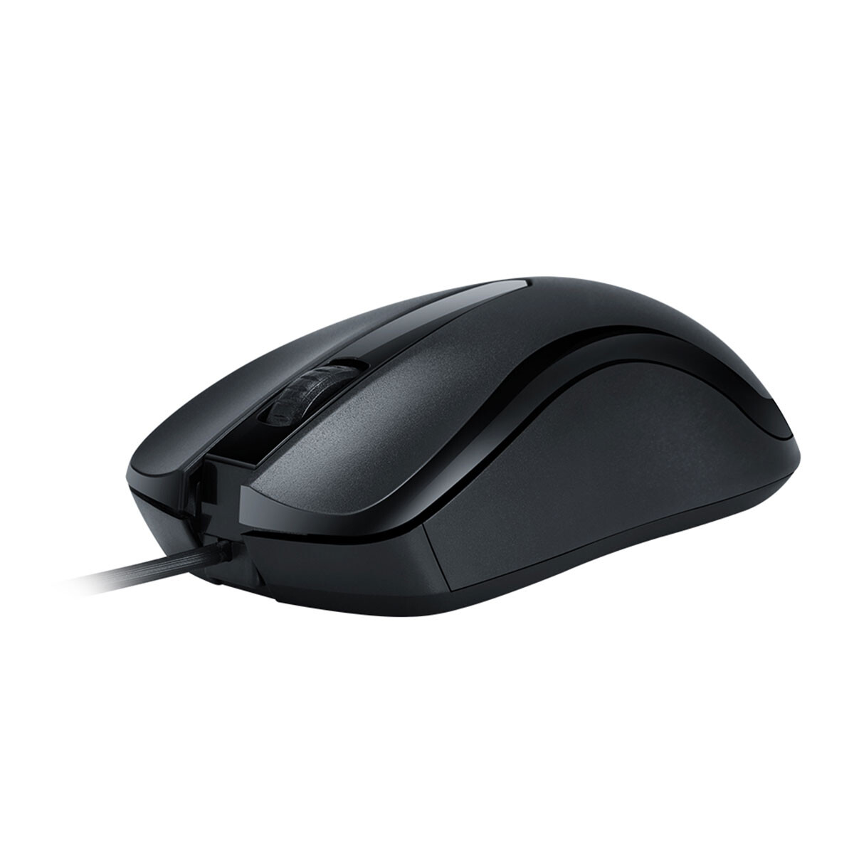MOUSE CON CABLE TWOLF - V12BK - NEGRO 