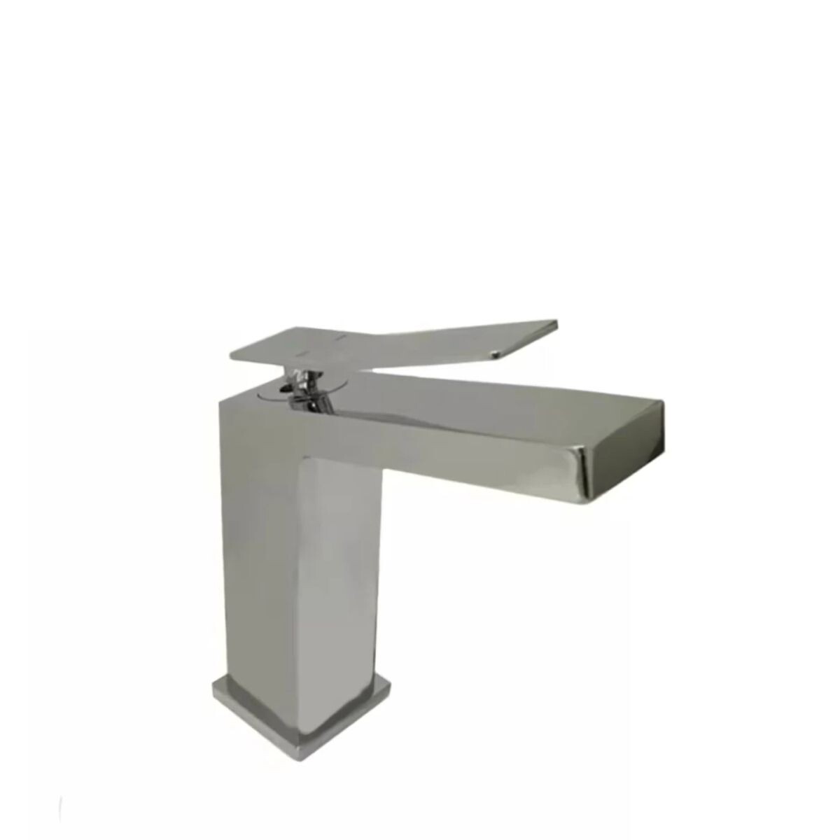 Grifería De Lavatorio Monocomando De Mesada Prisma Cromada 
