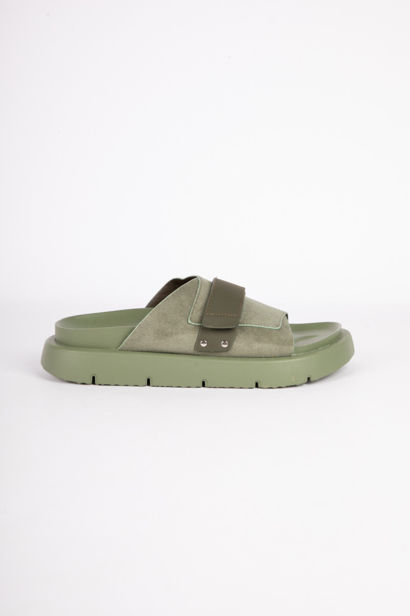 SANDALIA SERAND - Verde Militar 