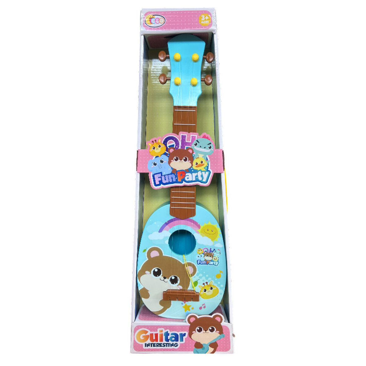 Guitarra infantil colores 48*16 cm - Guitarra Infantil Colores 48*16 Cm 