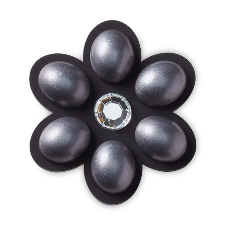 Charcoal Flower Gem Multicolor