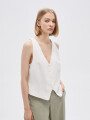 Chaleco Iridis Marfil / Off White