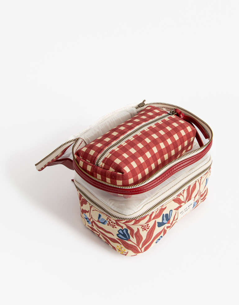 Porta Cosméticos Navidad Set De Portacosméticos - Rojo Medio