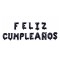 Globo Letras Inflables Feliz Cumpleaños Negro