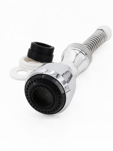 EXTENSOR PARA CANILLA PLATEADO