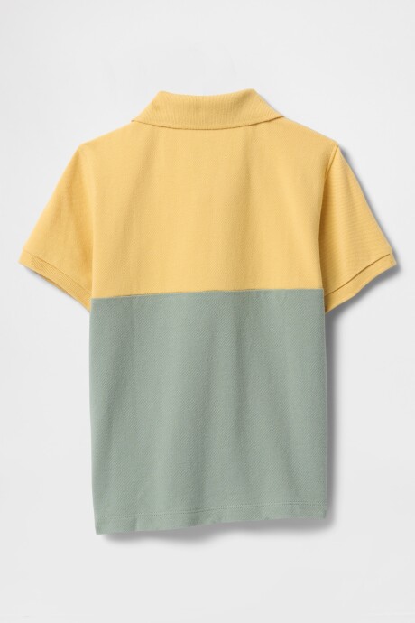 Remera Polo Pique Logo Gap Toddler Niño French Almond