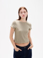 Remera Jamino Verde Grisaceo