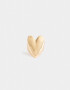 Anillos Medianos y Grandes Con corazón Anillo Grande Con Corazón Bold - Dorado