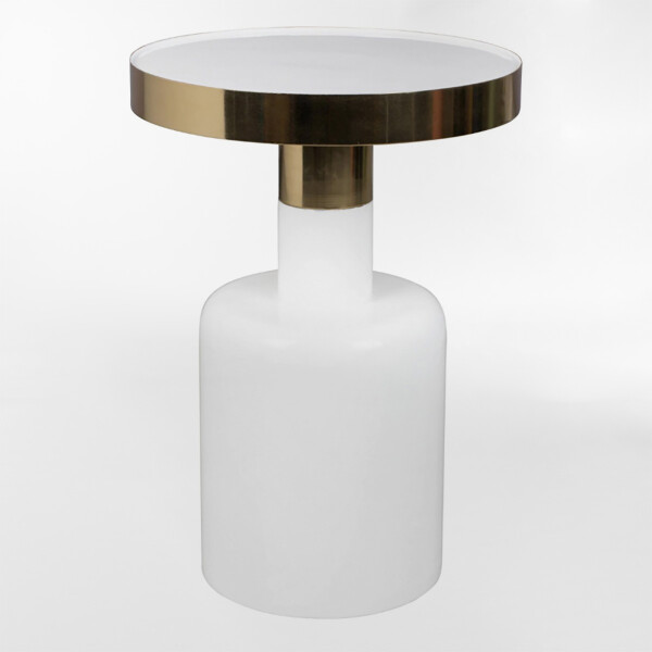 Mesa auxiliar GLAM Blanco - UNICO