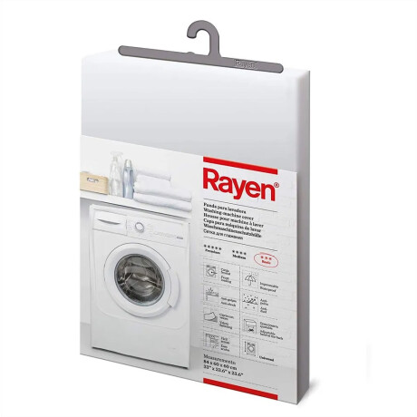 Funda Para Lavarropa Secarropa Basic Rayen Carga Frontal Blanco
