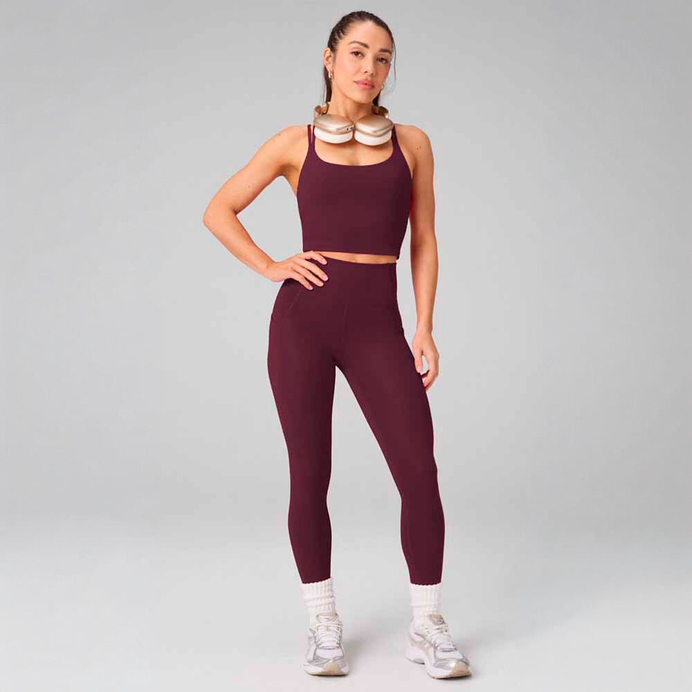 Top Principal Built-In Bra Bividi Mujer Oxblood