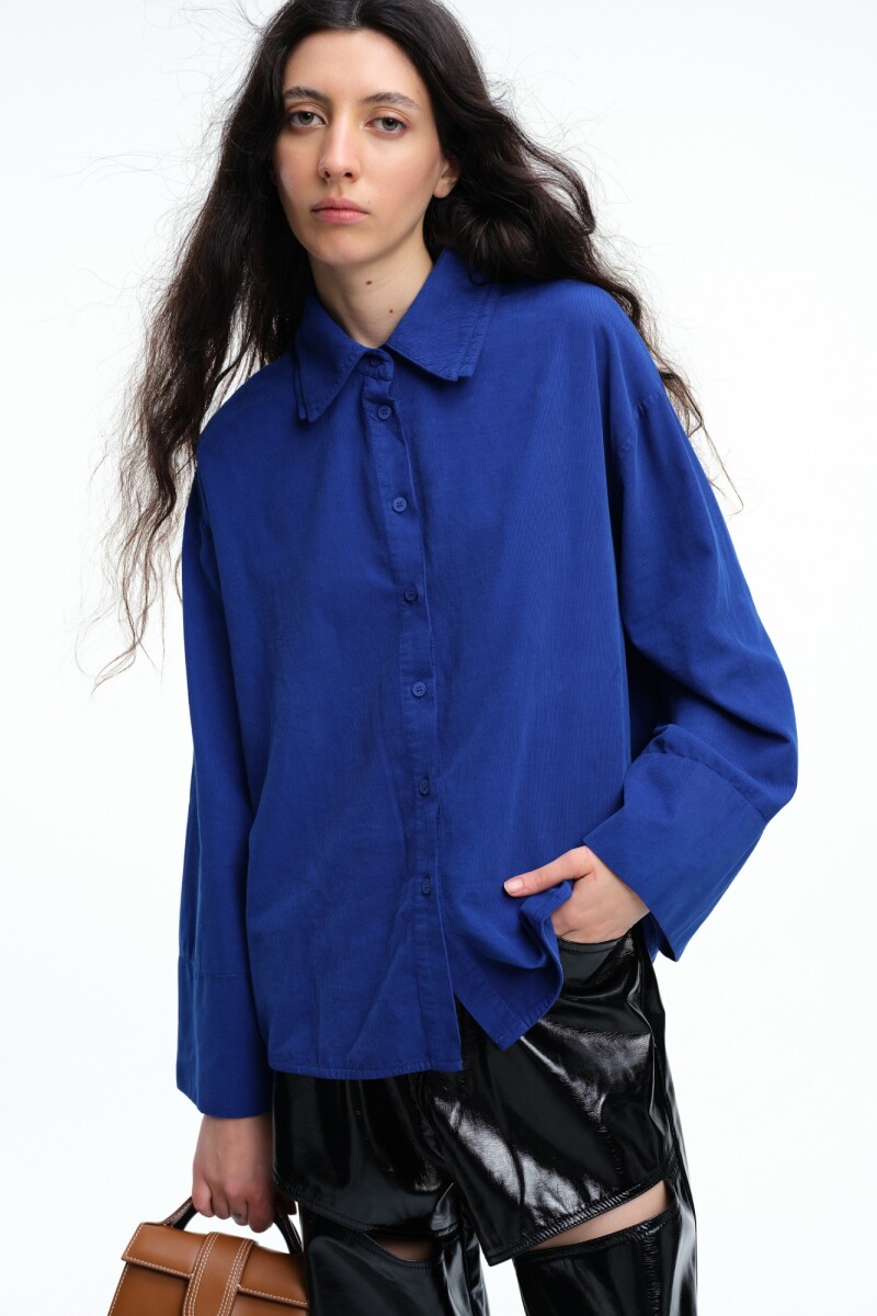 CAMISA AMPLIA Azul