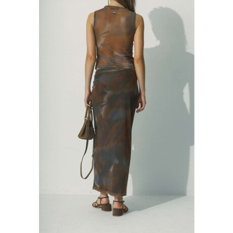 Falda Mesh Print 2
