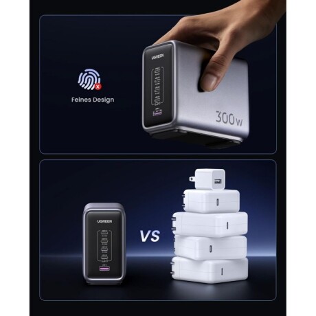 Ugreen Cargador de Escritorio USB / Usbc X4 300W 001