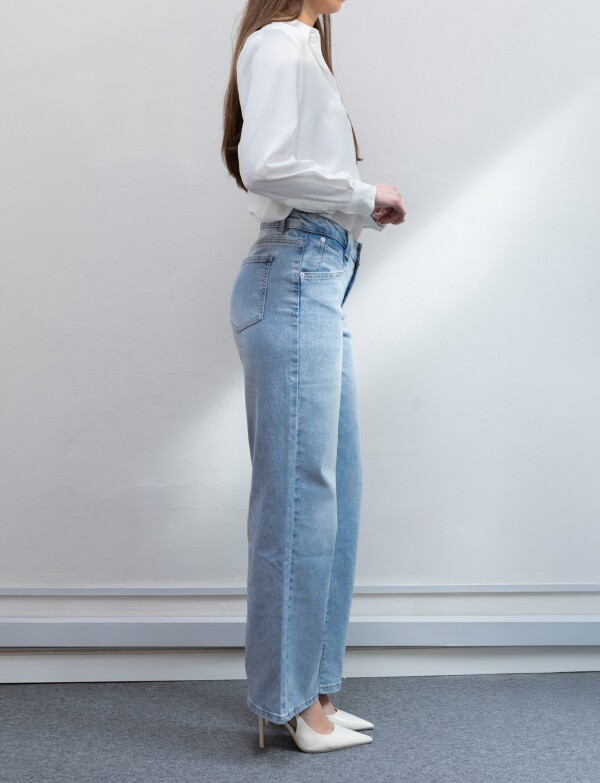 Jean Midrise Wide Leg JEAN CLARO