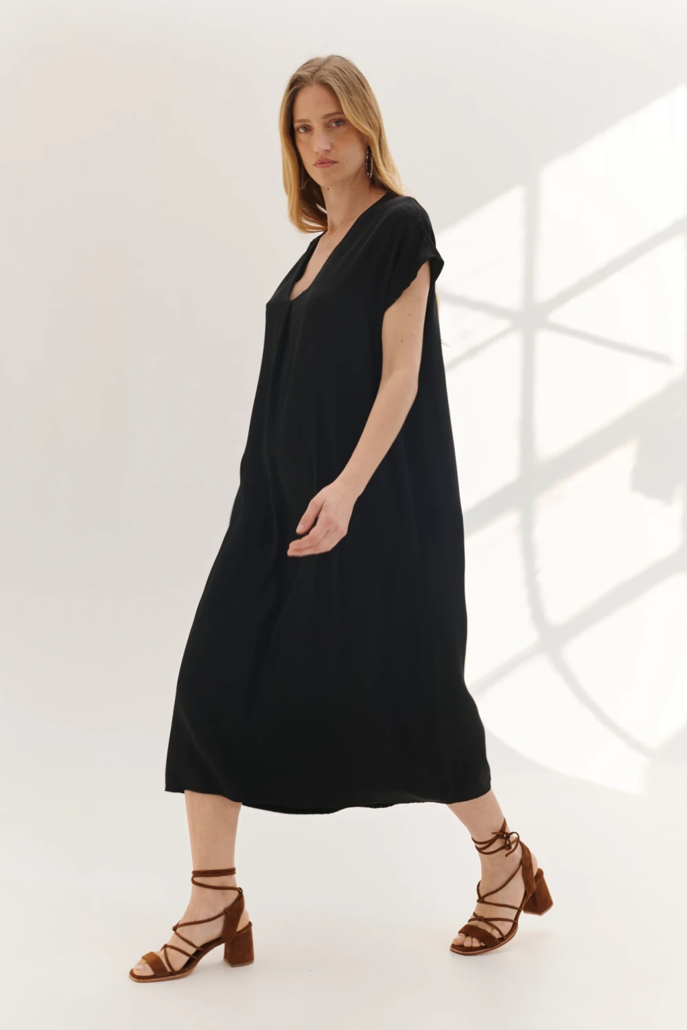 VESTIDO MAXIMA negro talle unico