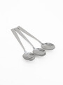 CUCHARA INOX SET X 3 PLATEADO