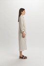 VESTIDO CAMISERO Manteca