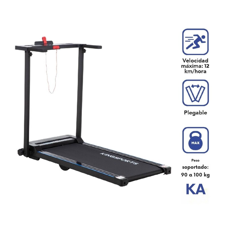 Caminador eléctrico 2 HP 12 Km Plegable Caminador eléctrico 2 HP 12 Km Plegable