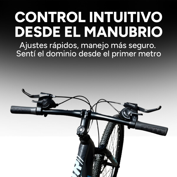 Bicicleta Crolan Montaña Rod 27.5 Freno Disco 21 Vel Shimano Color Negro Celeste