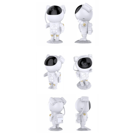 Lámpara Astronauta Proyector Led de Estrellas y Galaxias Blanco