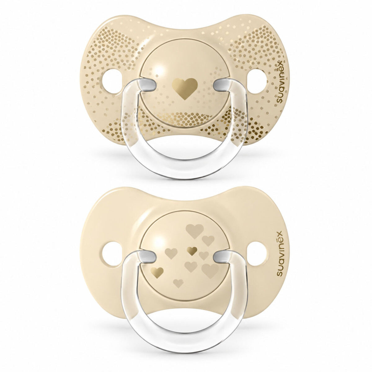 Chupete x2 de 6-18 Meses Fisiológico SXPRO Silicona Suavinex - Beige 