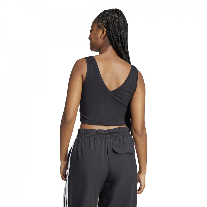 Musculosa ADIDAS W SL SJ TK Mujer JE1321 Negro-blanco