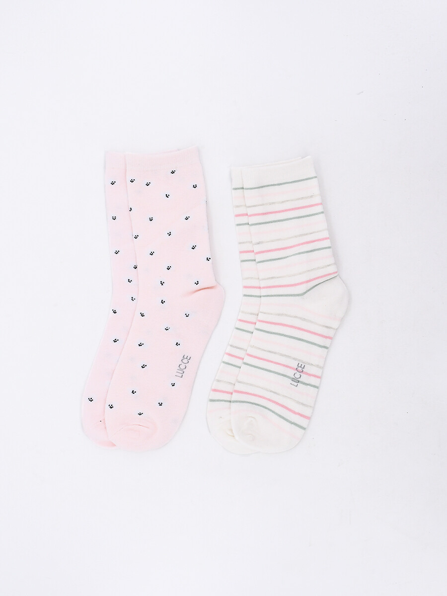 MEDIAS PACK X2 - ESTAMPADO 2 