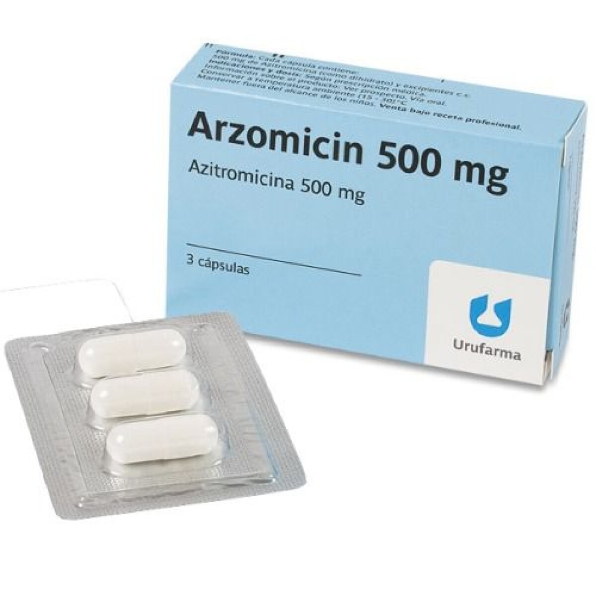Arzomicin 500 mg 3 Comprimidos | Antibiótico de Acción Eficaz