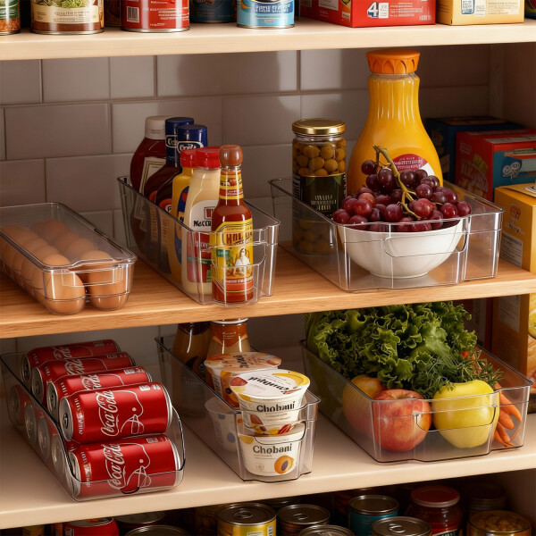 Organizador Cocina Heladera Multiuso Juego de 6 recipientes contenedores Imback Organizador Cocina Heladera Multiuso Juego de 6 recipientes contenedores Imback