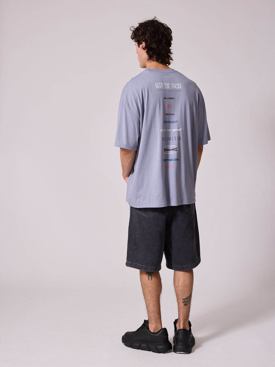 T-SHIRT RIFT DIXIE Gris Claro