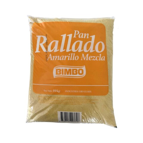 PAN RALLADO AMARILLO BIMBO - 10 KG Pan Rallado Amarillo Bimbo - 10 Kg